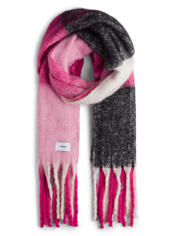 NÜMPH Damen Schal Nubarbie in altrosa schwarz - 0001