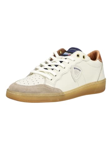 BLAUER USA Sneaker in Weiß/Blau