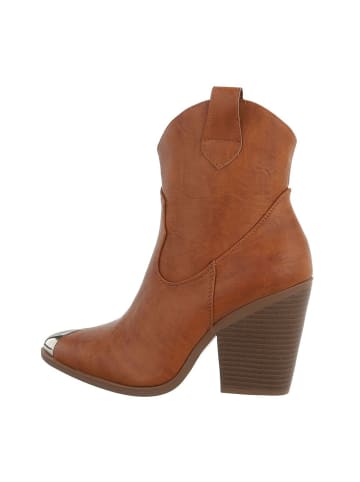 Ital-Design Stiefelette in Camel