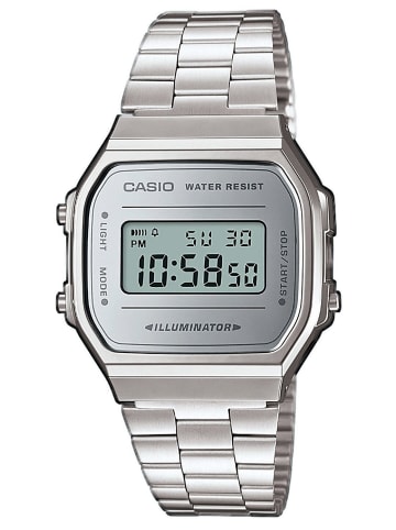 Casio Iconic Armbanduhr Digital Silberfarben