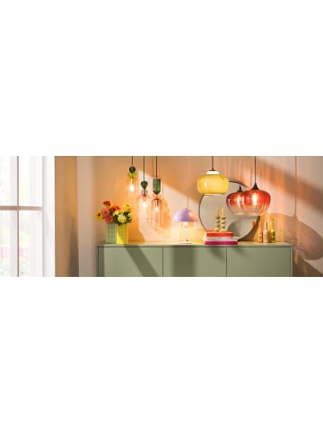 Butlers Tischlampe TOPEE in Violett