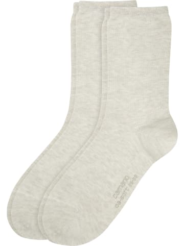 camano Socken 2 Paar ca-soft in natur-melange