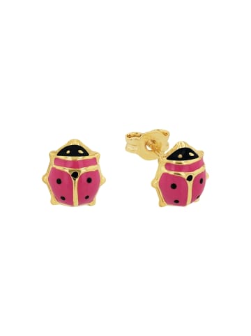 Amor Ohrstecker Gold 375/9 ct in Rot