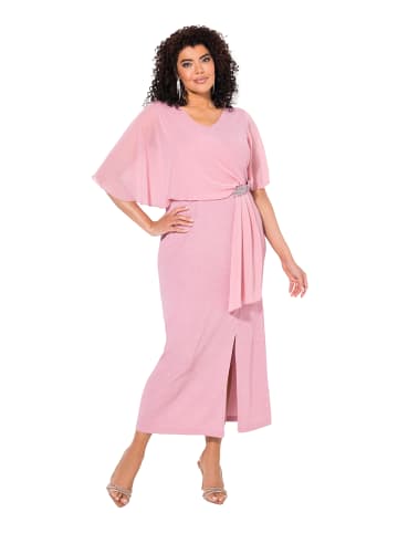 Ulla Popken Midikleid in zartrosa