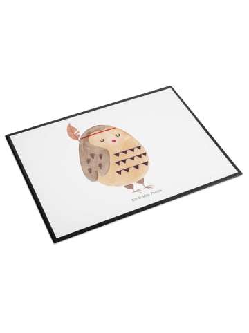 Mr. & Mrs. Panda tischschutzmatte Eule Federschmuck ohne Spruch in Weiß