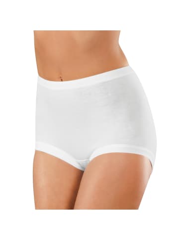 Erwin Müller Baumwolle, Feinripp Taillenslip 5er-Pack in weiß