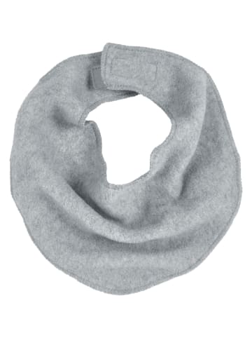 Playshoes Fleece-Dreieckstuch in Grau/Melange