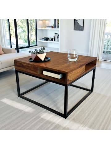 FineBuy Couchtisch "FB110174" in Braun /
