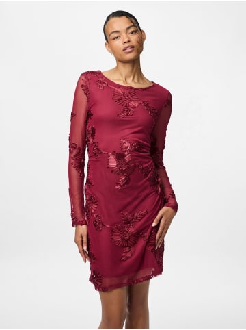 Pieces Midikleid in Beet Red