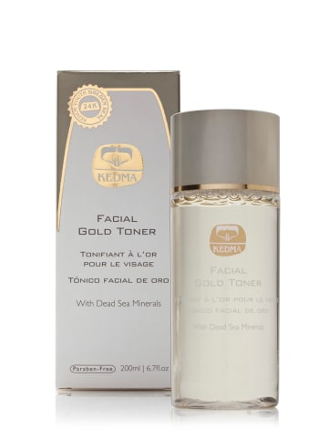 KEDMA 24K Gold Gesichtstoner - Feuchtigkeit & Glow, 200ml