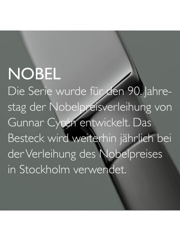 Gense Saucenlöffel Nobel in Matter/glänzender Stahl