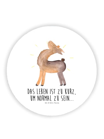Mr. & Mrs. Panda magnet Lama Stolz mit Spruch in Weiß