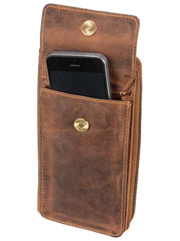 Greenburry Handytasche Vintage in Sattelbraun