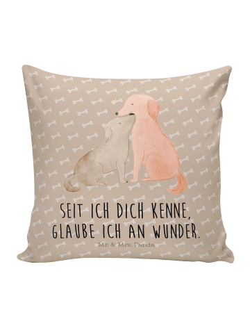 Mr. & Mrs. Panda Dekokissen Sofa Hunde Liebe mit Spruch in Hundeglück