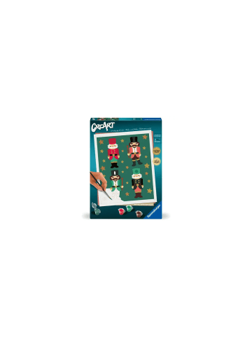 Ravensburger Kreativset CreArt - Malen nach Zahlen Christmas Nutcracker Delight, ab 12 Jahre