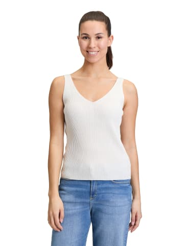 CARTOON Strick-Top mit schmalen Trägern in beige