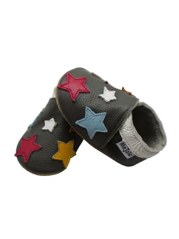Mejale Baby Krabbelschuhe in Sterne Schlamm