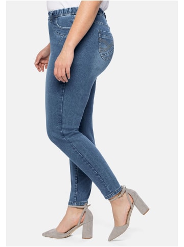 sheego Jeggings in light blue used Denim