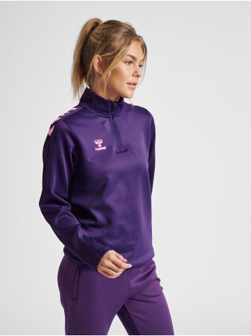 Hummel Halbreißverschluss Sweatshirt Hmlcore Damen in ACAI