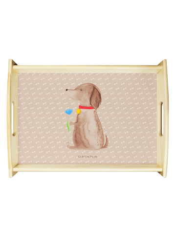 Mr. & Mrs. Panda Sofa Tablett Hund Blume ohne Spruch in Hundeglück