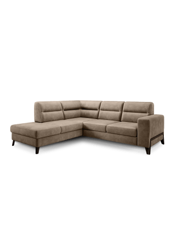 MF Design Cassada Recamiere Links in Braunbeige -  (L) 237 x (B) 277 x (H) 100 cm