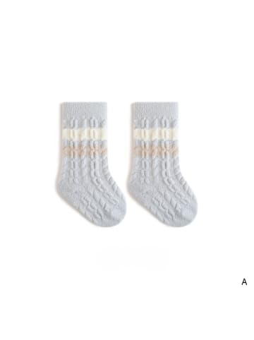MUNADUNA 5er-Set 'Ohren' Winter Baby Socken