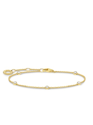 Thomas Sabo Armband Weiße Steine Gold in gold, weiß