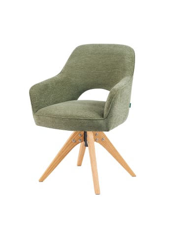 DUBI Möbel 2er-Set: Drehstuhl Mika-Lena in Grün - (B)60 x (H)87 x  (T)65 cm