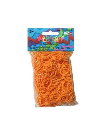 OBILO Spielzeug - Rainbow Loom® Gummibänder Neon-Orange