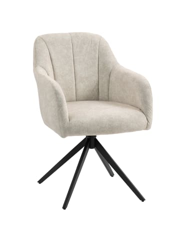 HOMCOM Loungesessel-63L x 56B x 86H cm-Beige