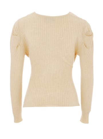 Sookie Damen Strickpullover in Beige