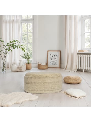 FineBuy Hocker und Sitzsäcke in Braun / Stoff / 81x62x40