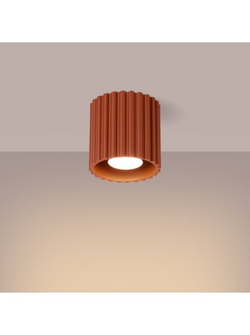 Nice Lamps Plafond ZORA 1 red H 10 cm