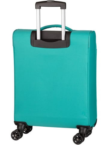 American Tourister Handgepäck Sea Seeker Spinner 55 in Aqua Green