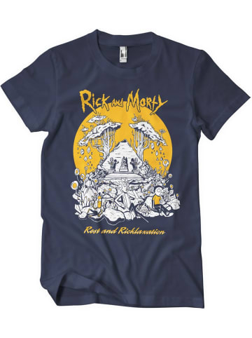Rick and Morty T-Shirt in Blau