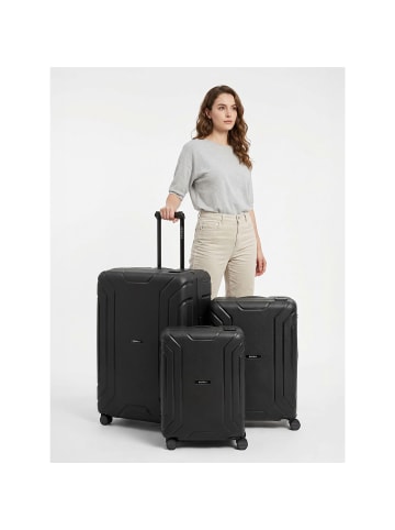 Redolz Essentials 15 4-Rollen Kofferset 3-tlg. mit Dreipunkt-Verschluss deep black