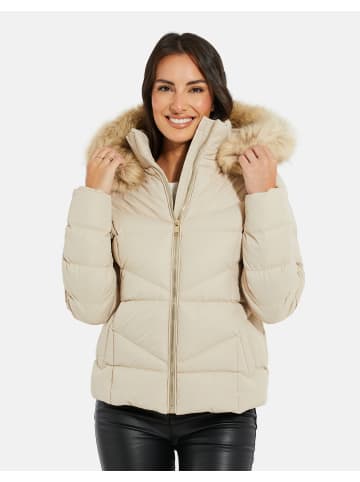 Threadbare Winterjacke THB Hails Fur Trim Puffer in Grau