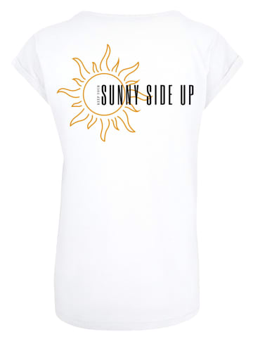 F4NT4STIC Extended Shoulder T-Shirt Sunny side up in weiß