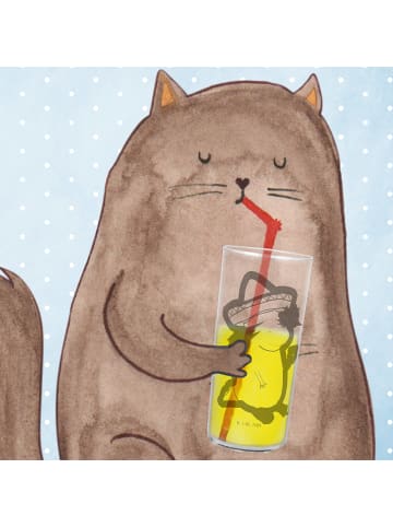 Mr. & Mrs. Panda Wasserglas Axolotl Tequila ohne Spruch in Transparent