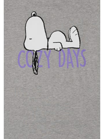 United Labels The Peanuts Nachthemd Snoopy - Cozy Days Langarm in grau