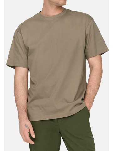 ONLY & SONS T-Shirt Onsfred in Desert taupe