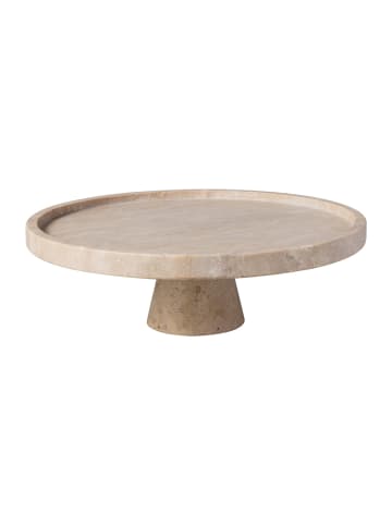 Villeroy & Boch Servierschale mt Fuß Manufacture Travertine in beige