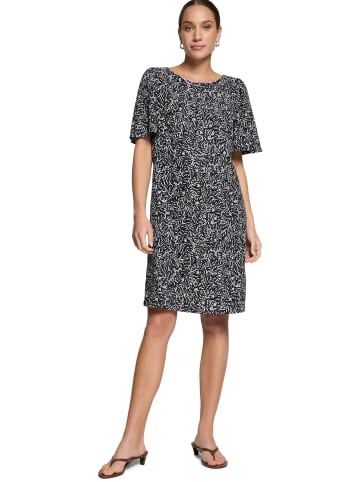 Zero  Blusenkleid mit Blumenprint in Dark Blue/Cream