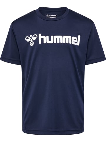 Hummel T-Shirt Hmllogo Kinder in MARINE