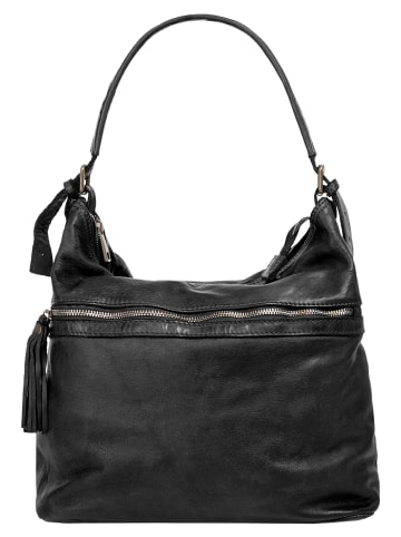 Samantha Look Shopper echt Leder in schwarz