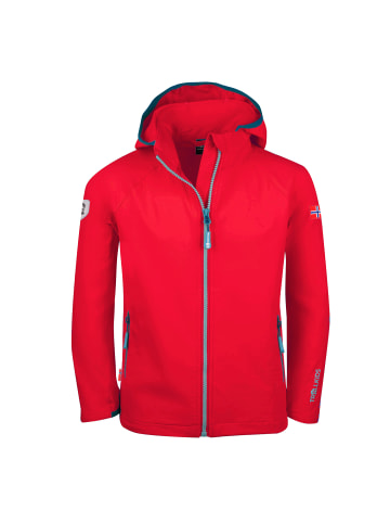 Trollkids Softshell Jacke Kvalvika in spicy red