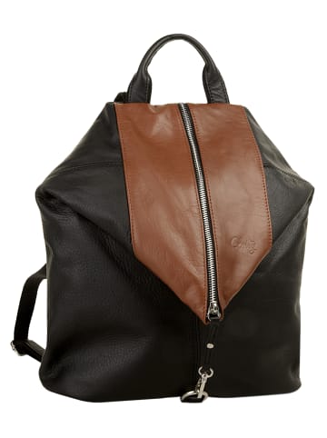 Cluty Rucksack echt Leder in cognac