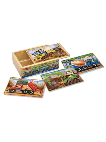 Melissa & Doug Baustellenpuzzles in einer Box- ab 3 Jahren