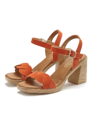 LASCANA Riemchensandalette in orange