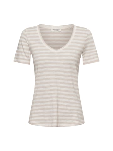 Marc O'Polo T-Shirt in beige melange - 0001